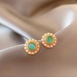 🟢Emerald Natural Stud Earring🟢